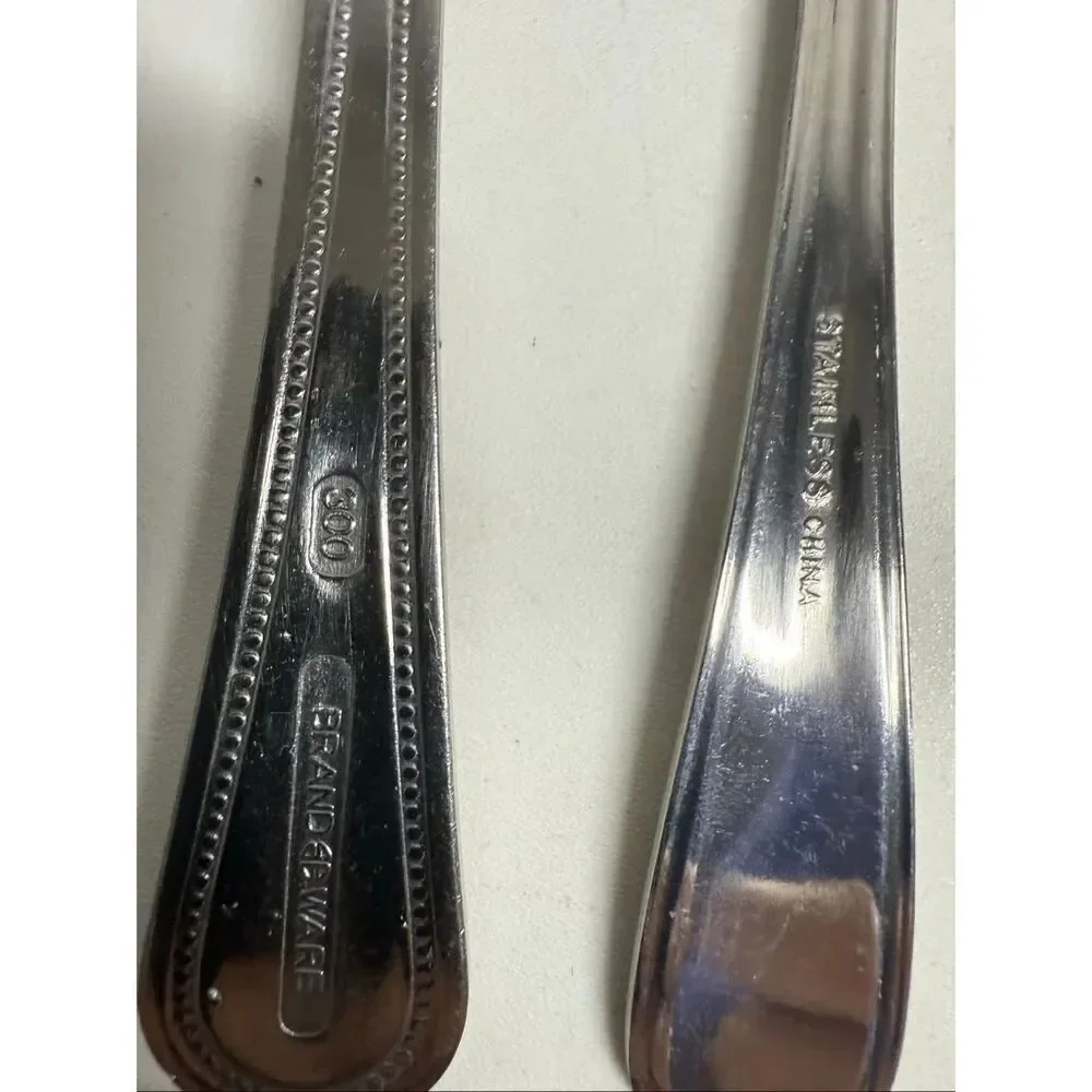 Set Of 10 Stainless Vintage Flatware Mixed